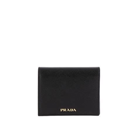 gold color prada wallet|prada wallet black woman.